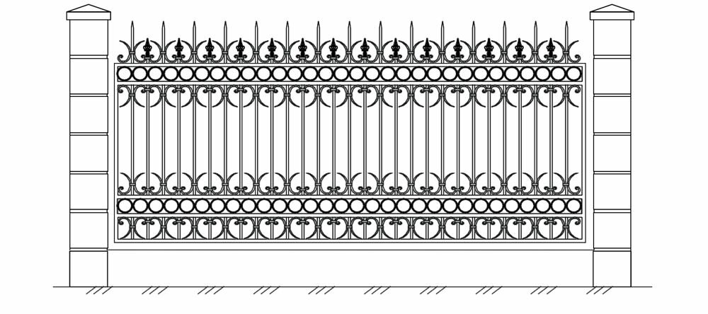 Элемент кованый завиток C-образный 115x110 мм - фотография № 2