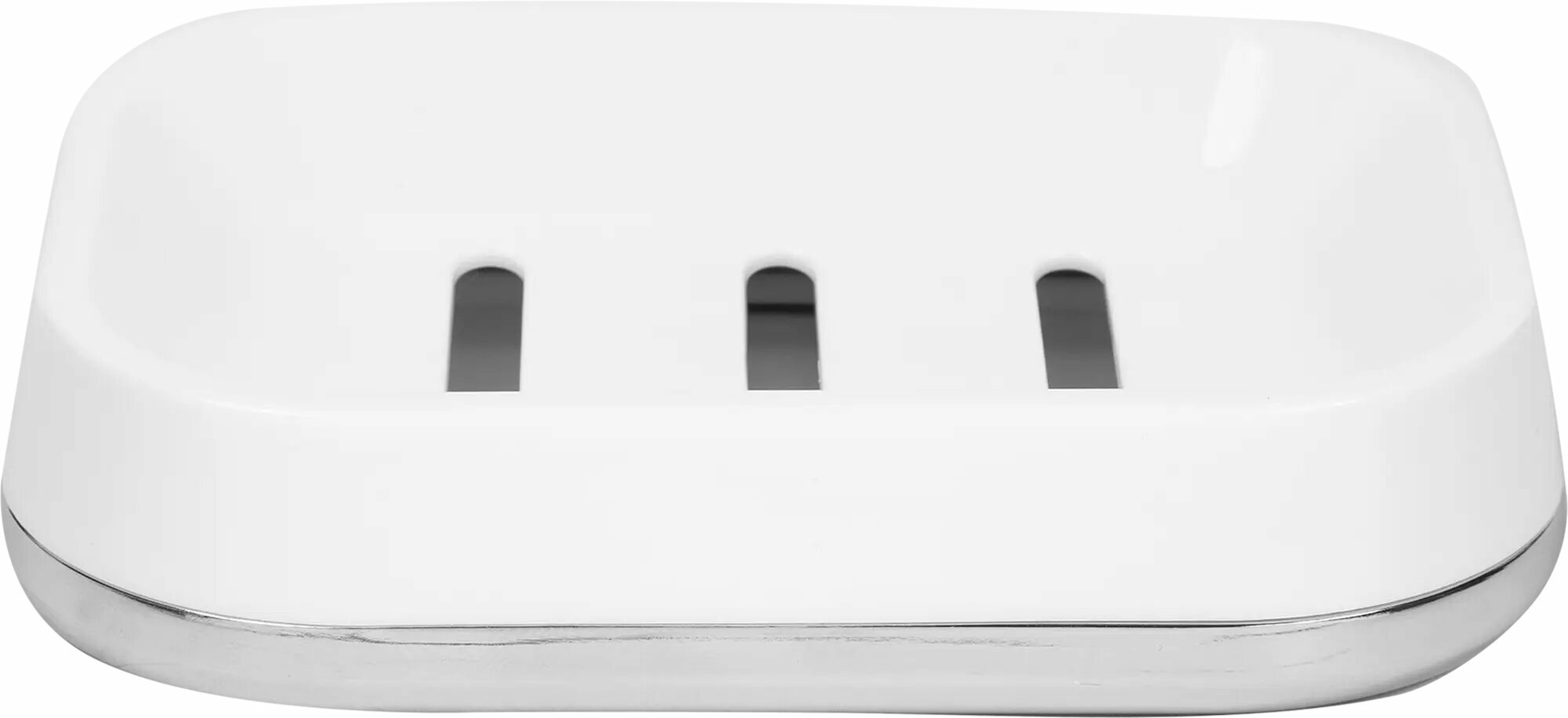 фото Мыльница Gloss пластик цвет белый