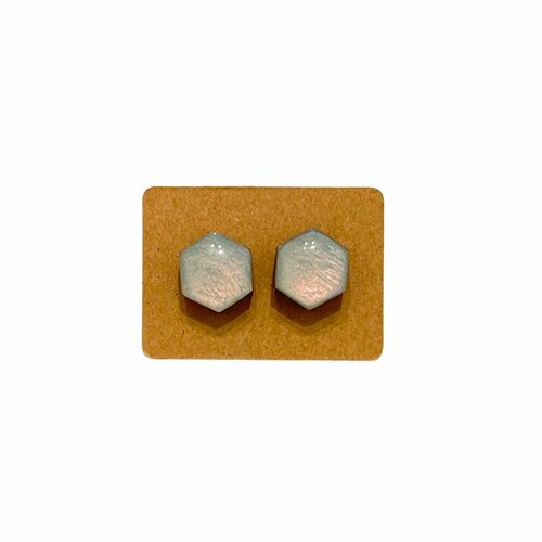 Серьги Ручками-Ручками, дерево