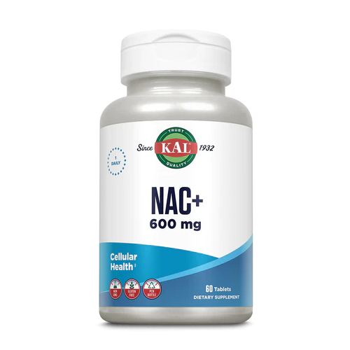 Ацетилцистеин KAL Vitamins NAC+ 600мг 60 таблеток