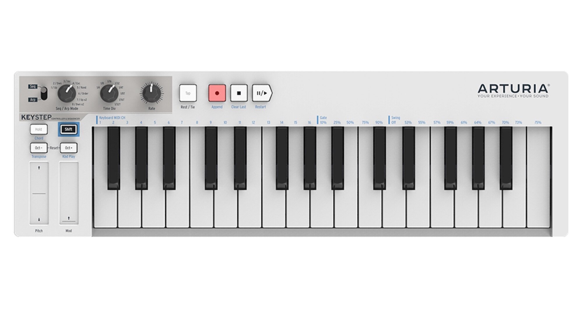 MIDI-клавиатура Arturia MCI54038 (White) - фото №19