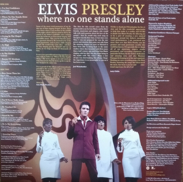 Виниловая пластинка Sony Elvis Presley Where No One Stands Alone (Black Vinyl) - фото №4