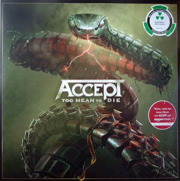 Виниловая пластинка Accept - Too Mean To Die. 2 LP