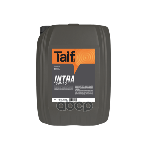 TAIF Lubricants Масло Дизельное Intra 15W40 E7/Ci-4/Sl П/Синт.20л Taif