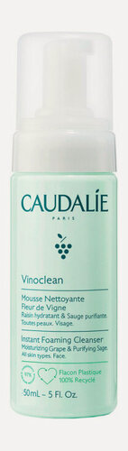 Изображение товара Мусс для лица CAUDALIE Vinoclean Instant Foaming Cleanser очищающий, 50 мл