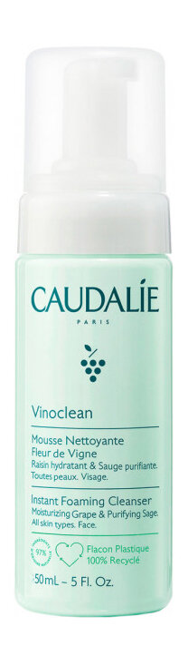 CAUDALIE Vinoclean Мусс для лица очищающий, 50 мл