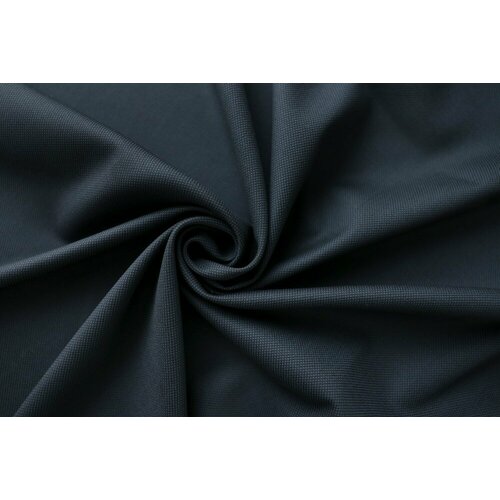 Ткань костюмная шерсть синяя (жаккард) ткань черно синяя костюмная шерсть
