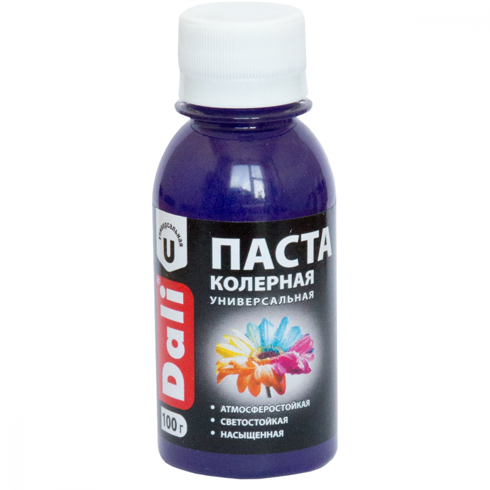 фото Паста Колерная Dali 0.1кг Сиреневый Универсальная / Дали.