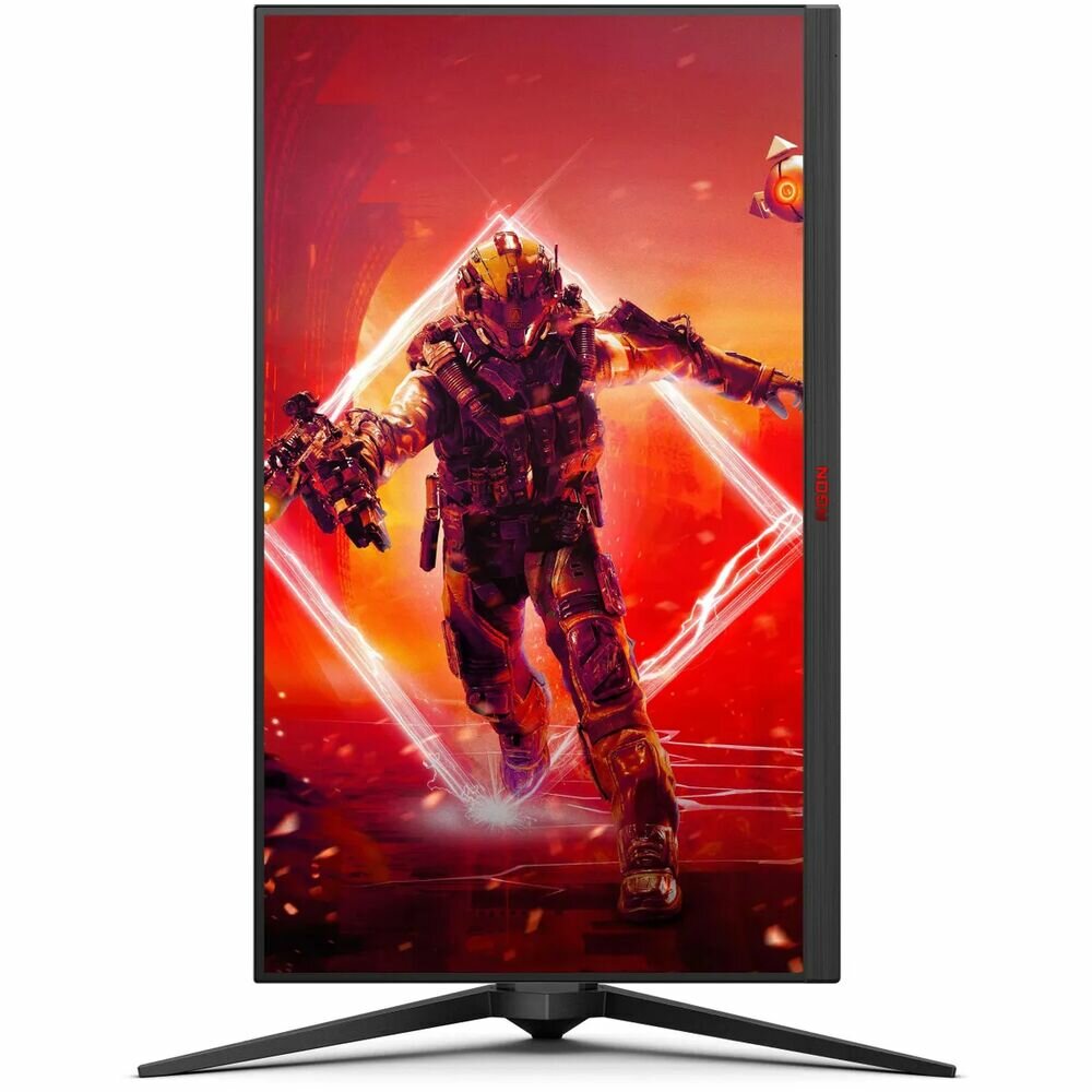 Монитор 27" AOC 2560x1440, 16:9, 1ms, 1000:1, 165Hz, 400 cd/㎡, 178°/178°, 2*HDMI, 2*DP, 4*USB, black/red - фото №11