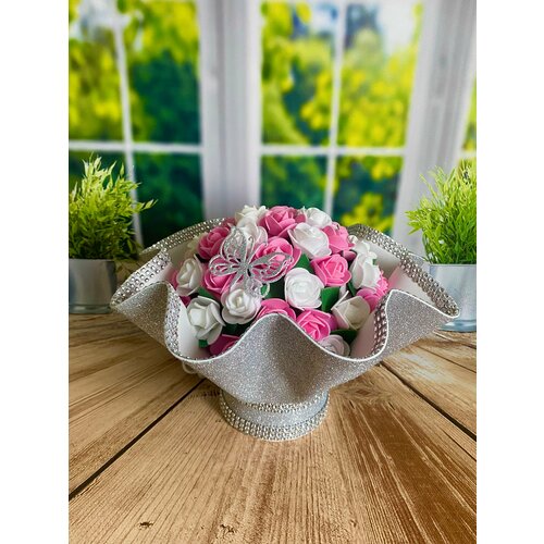 Букет ночник подарок на день рождения/ новый год/ 8 марта/ цветы для интерьера /новый год