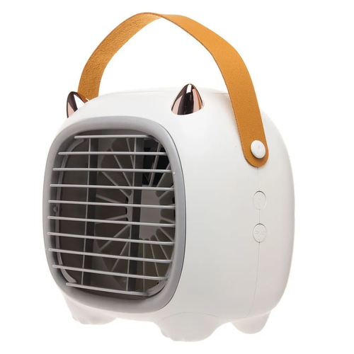 Вентилятор-увлажнитель настольный переносной с рожками белый 101000₽