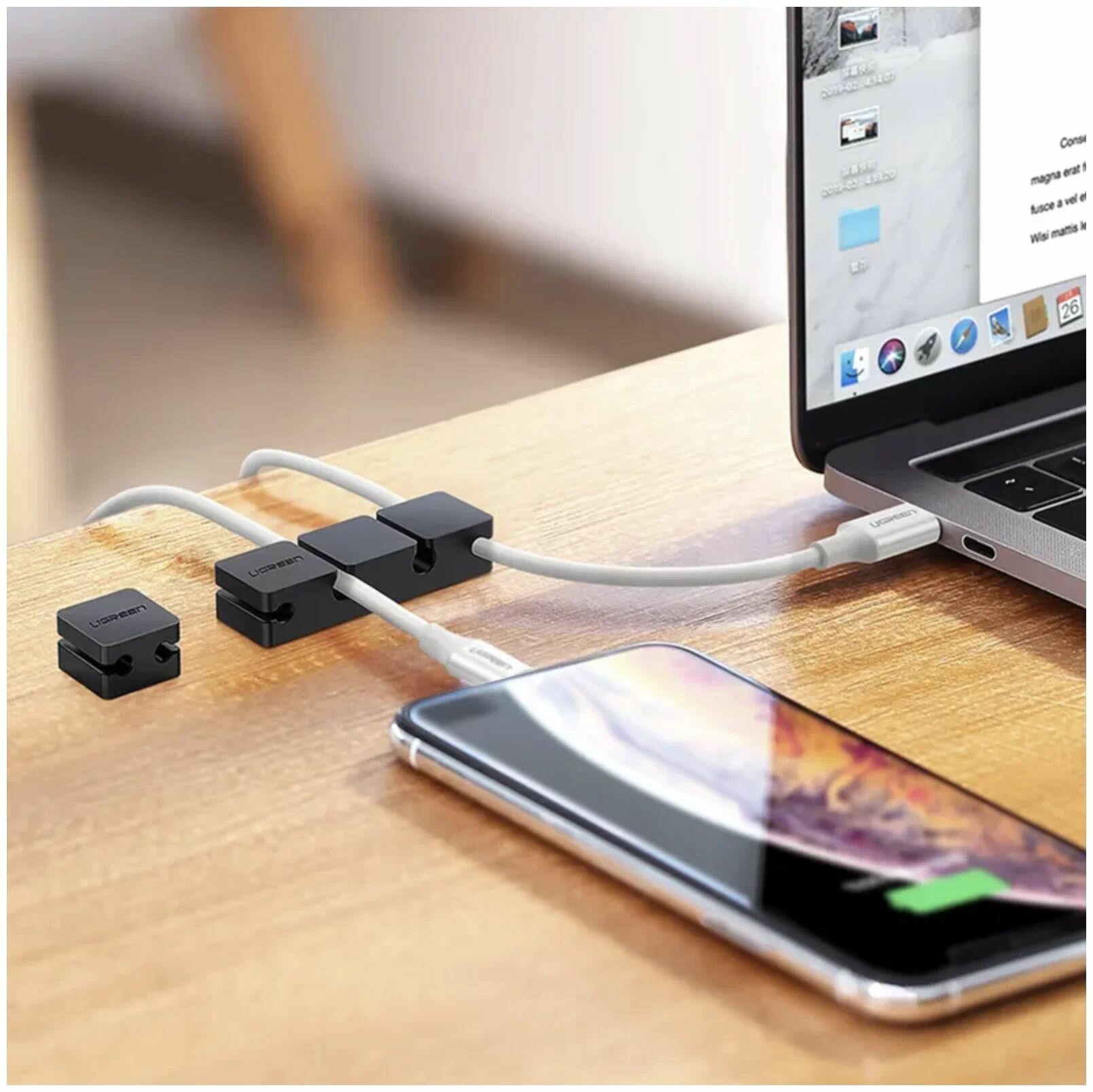 Держатель для проводов Ugreen LP208 70585 — фото 1