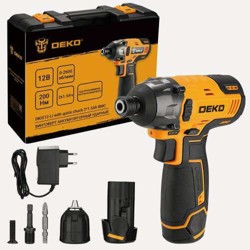 Изображение товара Винтоверт аккумуляторный DEKO DKIS12-Li, 063-4390