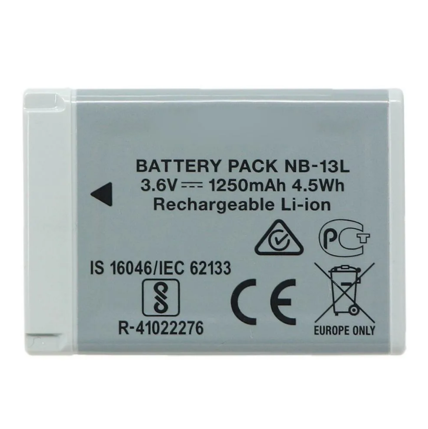 Аккумуляторная батарея MyPads 1250mAh NB-13L для фотоаппарата Canon PowerShot SX620 / G7X / G9 X / SX720 / SX730/G5 X