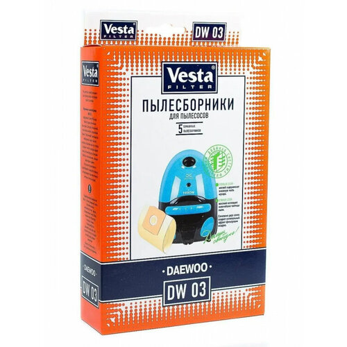 Комплект мешков DW-03 для пылесосов Daewoo 5 шт v2002 690₽