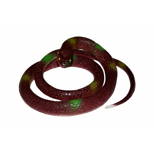 Змея резиновая большая Коричневая 390₽