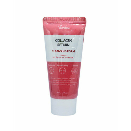 Пенка для умывания Thinkco с коллагеном 50 мл 328₽