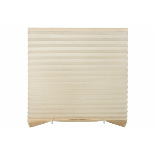 Самоклеящиеся шторы-плиссе размер 90х180см цвет бежевый Крепление без сверления 456₽