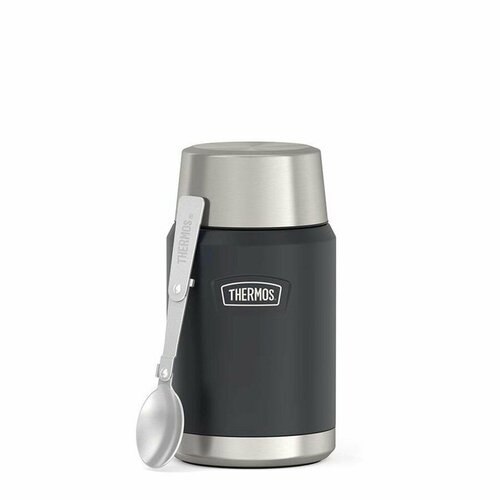 THERMOS 0,71л ICON IS-301, гранит - безупречное качество с 1904 (IS-301 GT) термос для еды с широким горлом черный, темный, синий
