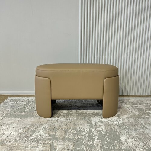 Дизайнерская банкетка в цвете Nougat искусственная кожа Polly для прихожей для спальни 780мм450мм380мм 14500₽