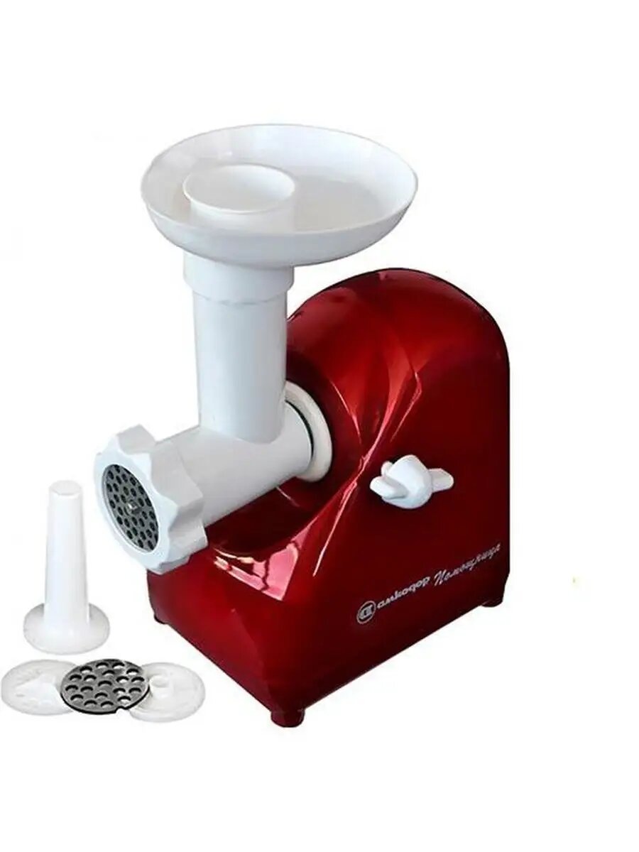 Эл. мясорубка "белвар П2У-302-07" (красная)