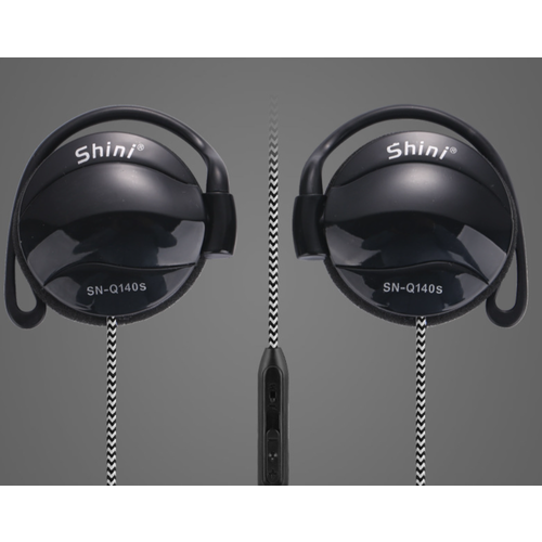 Наушники проводные Shini-Q140s с микрофоном красные 650₽
