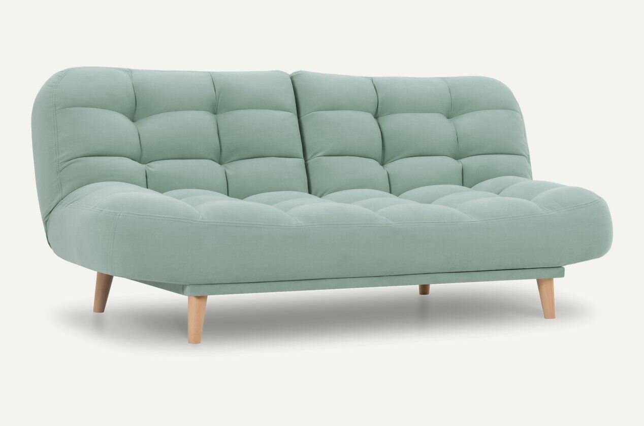 Диван Бонс-Т Velvet Mint, 197 см х100 см х 90 см
