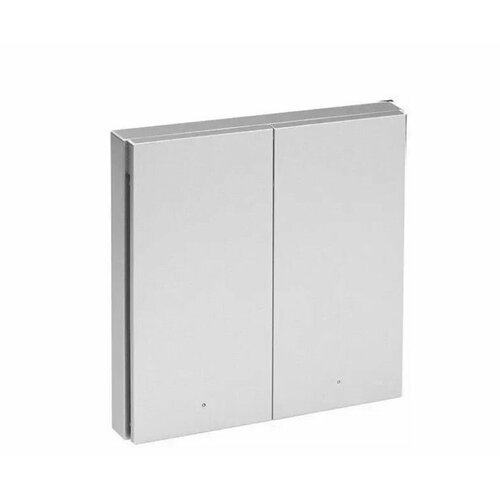 Умный беспроводной выключатель двухклавишный Aqara H1 WRS-R02bl, умный дом, черный