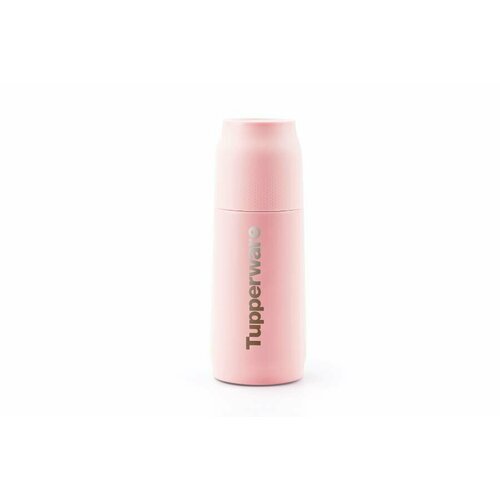 Розовый термос TUPP 370мл Tupperware с вакуумной изоляцией, сохраняет тепло и холод более 6 часов розовый