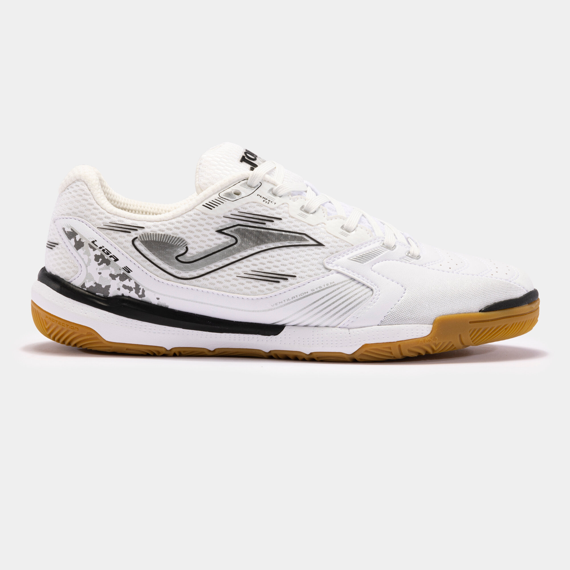 Футзалки JOMA, размер 26,5 СМ, белый/черный