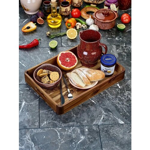 Поднос из акации 42*30 см