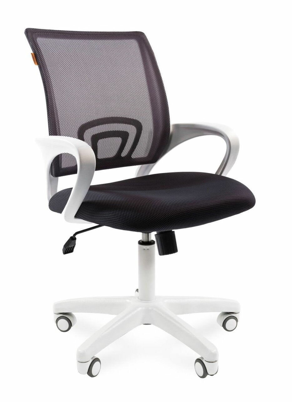 Кресло офисное Chairman 696 Россия белый пластик TW-12/TW-04 серый N