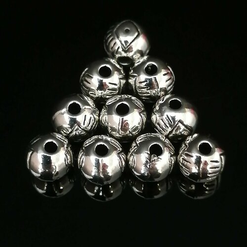 Бусины-разделители 65х65мм отверстие 13мм 20 штук 199₽