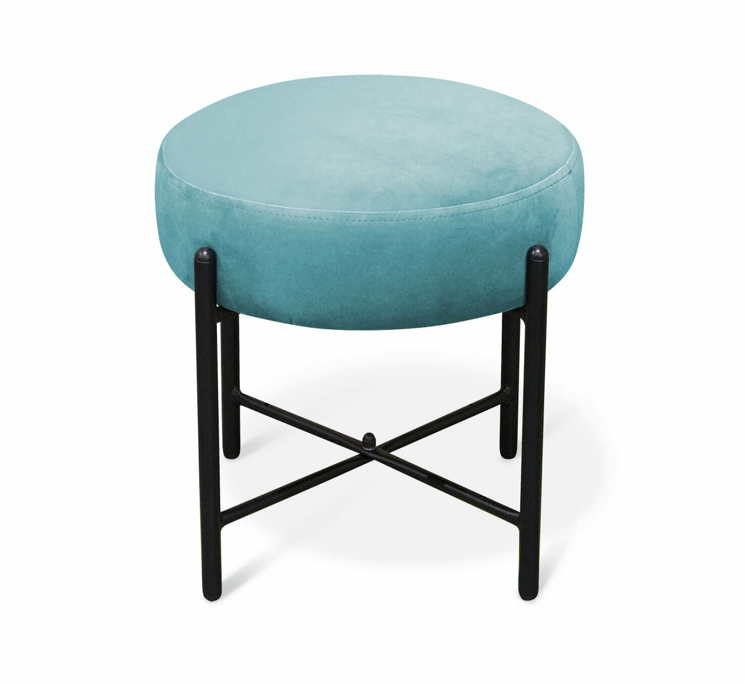 Банкетка Sheffilton SHT-B4 голубая пастель/черный муар 2347987701 190209