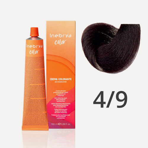 Изображение товара Крем - краска для волос профессиональная Inebrya Color Professional 4/9 Каштановый Шоколадный 100 мл