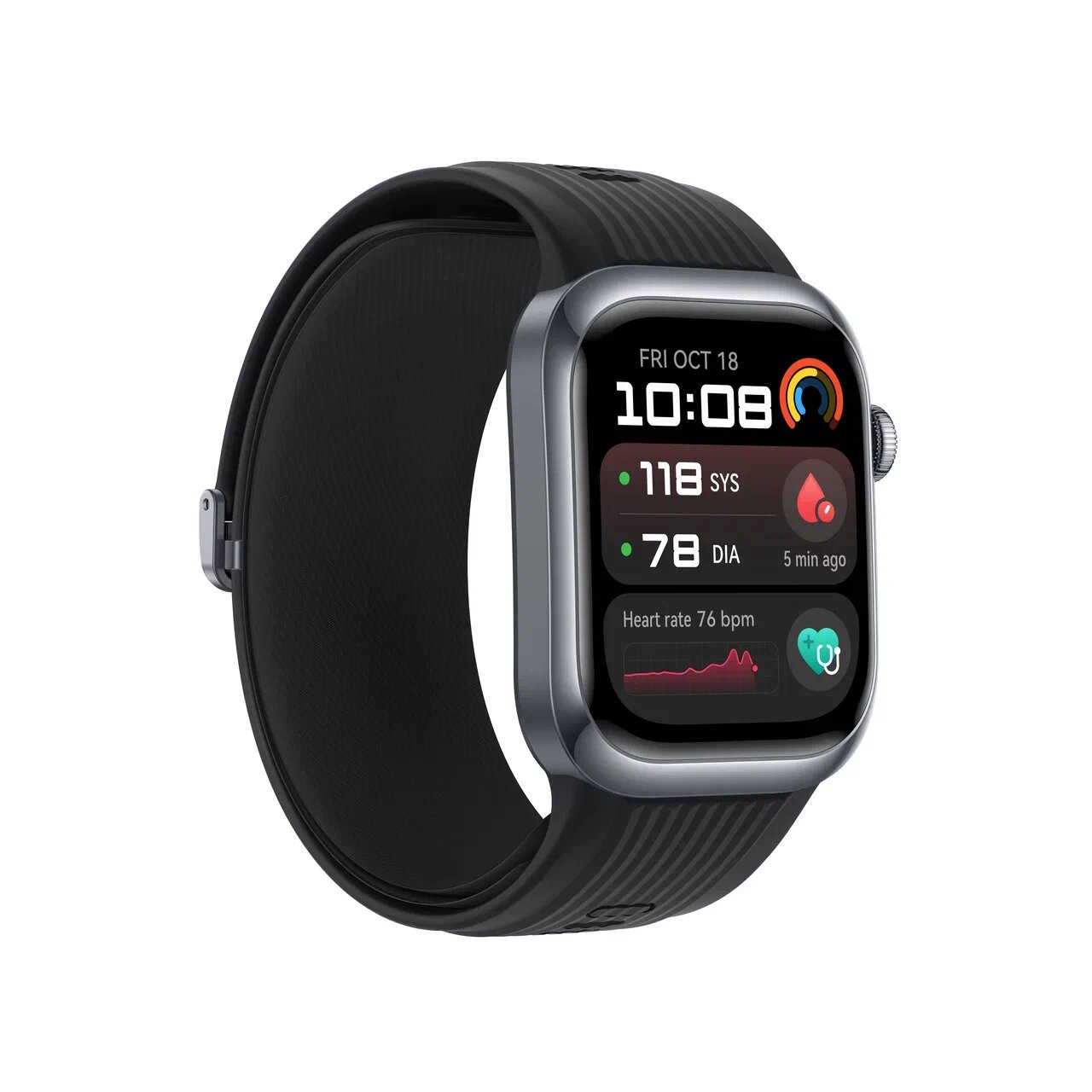 Обзор: Умные часы HUAWEI WATCH D2, (LCA-B10), Черный фторэластомер, (55020DAE)