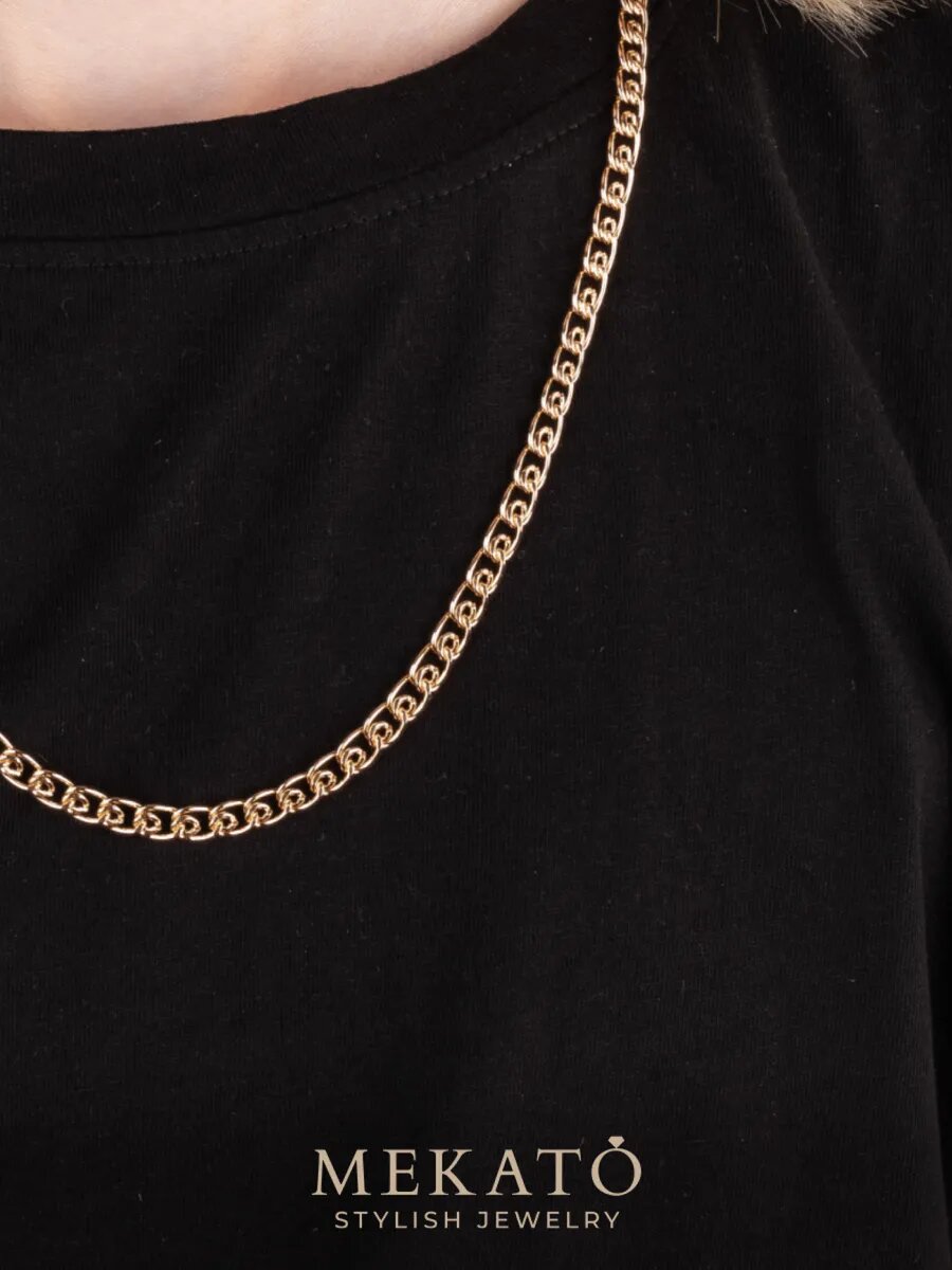 Цепь МЕКАТО, длина 50 см, золотой — фото 1