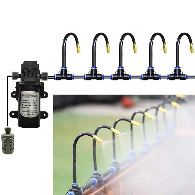 Автоматический полив с распылителями, 24V quiet pump