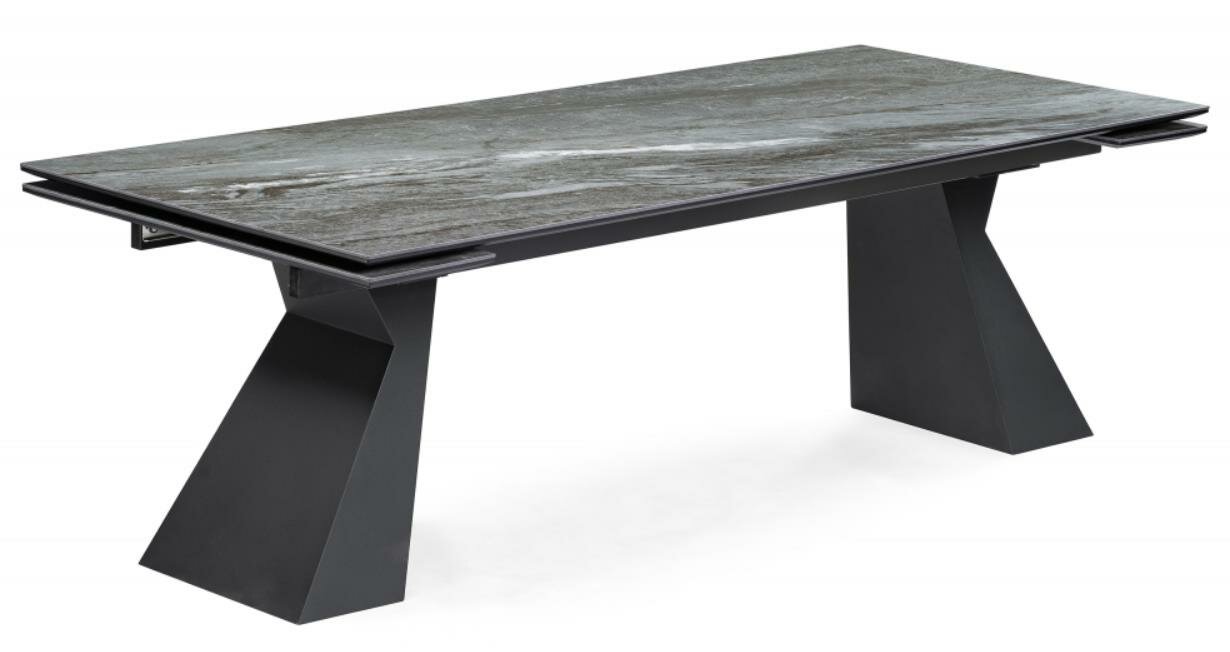 Керамический стол Woodville Денхольм 240 mosco nero matt / черный
