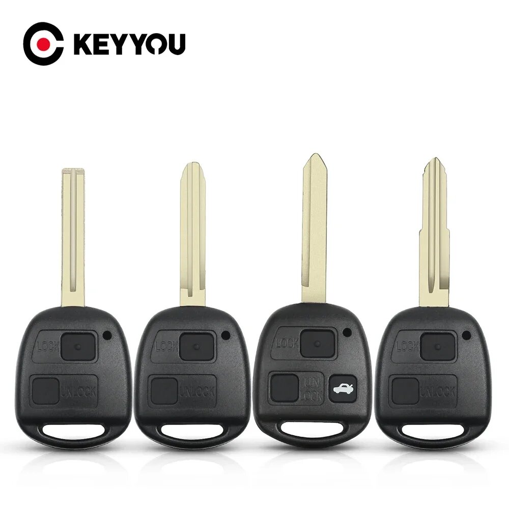 Ключ для Toyota Yaris Corolla Avensis, 3 Buttons TOY47