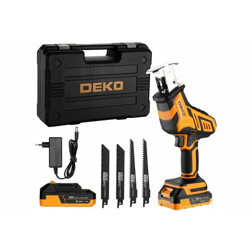 DEKO DKRS20-Li-ion в кейсе, 20В, 2x3.0Ач 085-1070