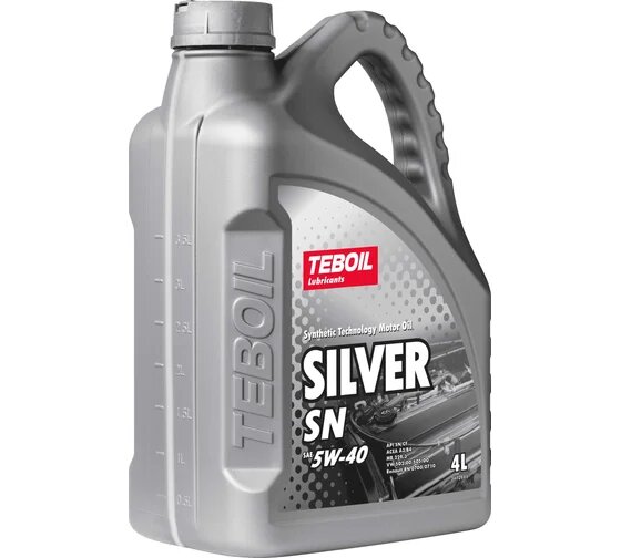 Teboil 5W-40 Silver Sn 4Л (Полусинт. Мотор. Масло)