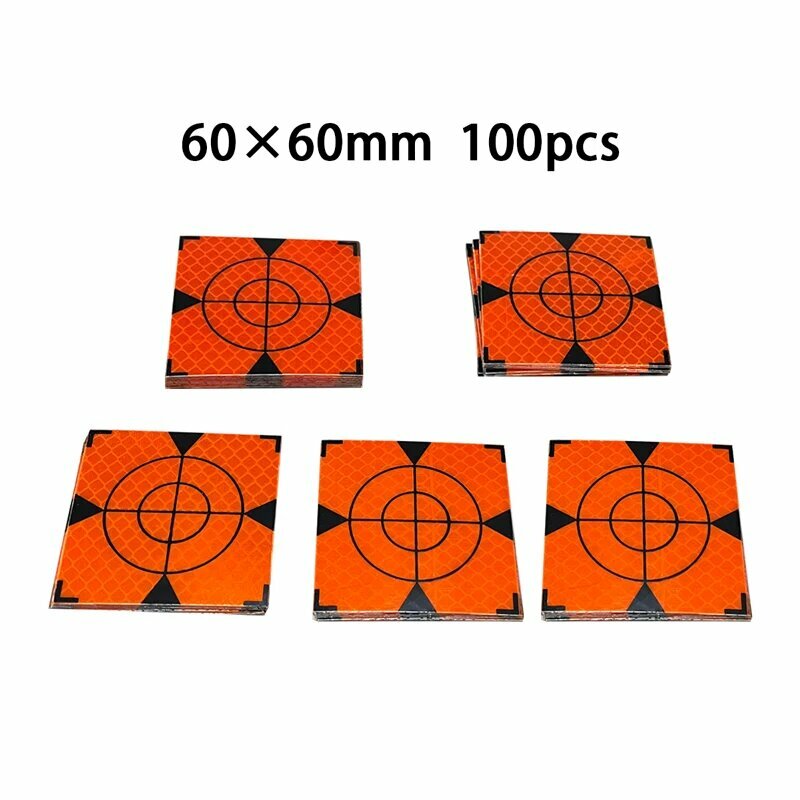Светоотражающие мишени 60x60mm, 100 шт.