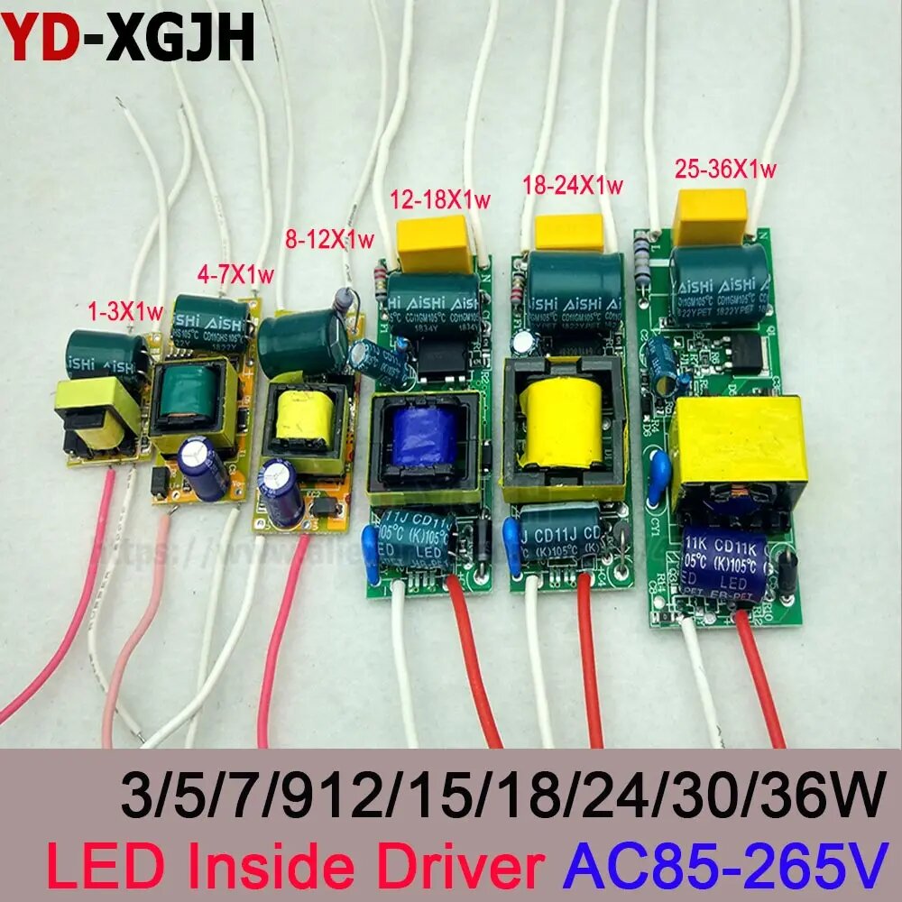 Трансформатор Umaked 1-36Вт для LED ламп, 25-36X1W