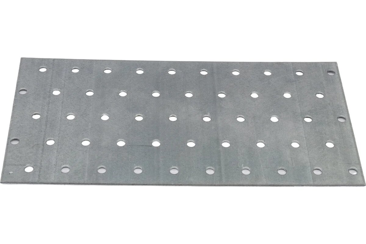 Пластины крепежные 100х200х1,5 (10шт/упаковка перфорированные — фото 1