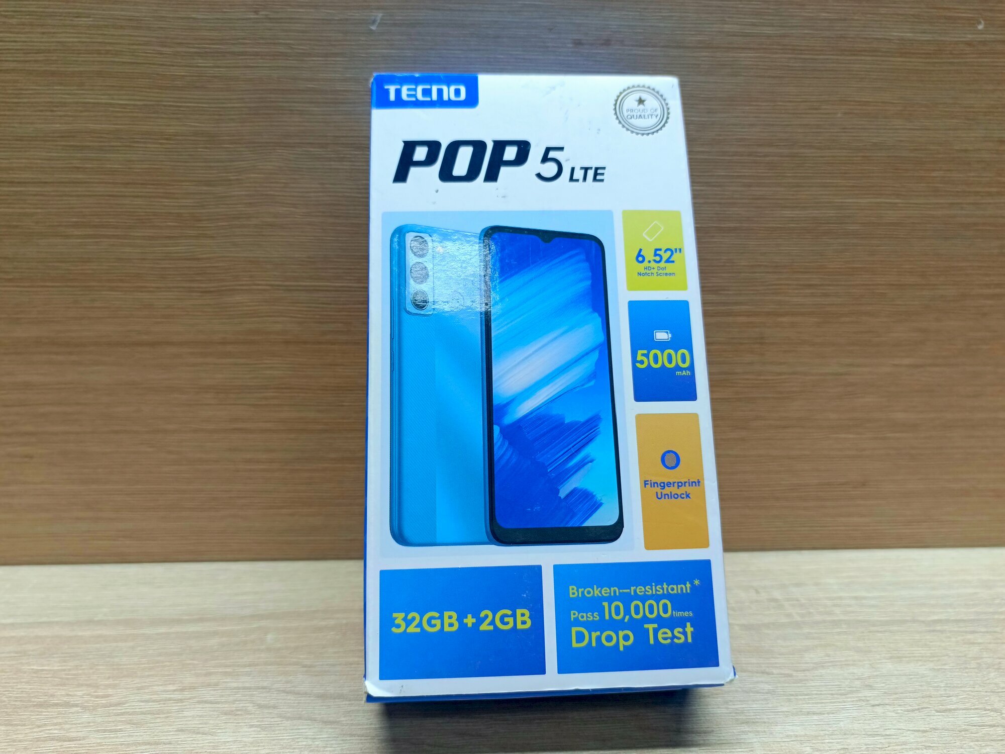 Смартфон TECNO POP 5 LTE 2/32 ГБ, Dual nano SIM, голубой — фото 1