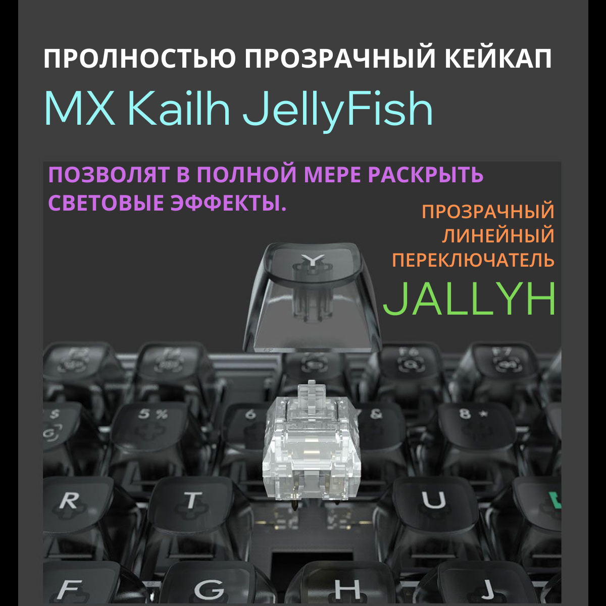 Клавиатуры Xiaomi Клавиатура MIIIW BlackIO98 Беспроводная Механическая Программируемая с RGB Подсветкой Black Gold Xiaomi Youpin Ecochain