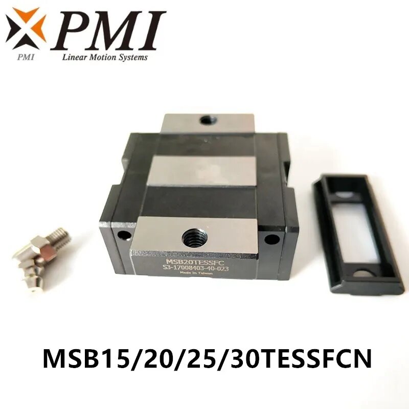 2 шт. линейная направляющая PMI, каретка слайдера MSB15TE MSB20TE MSB25TE MSB30TE, фрезерный станок с ЧПУ, MSB25TE