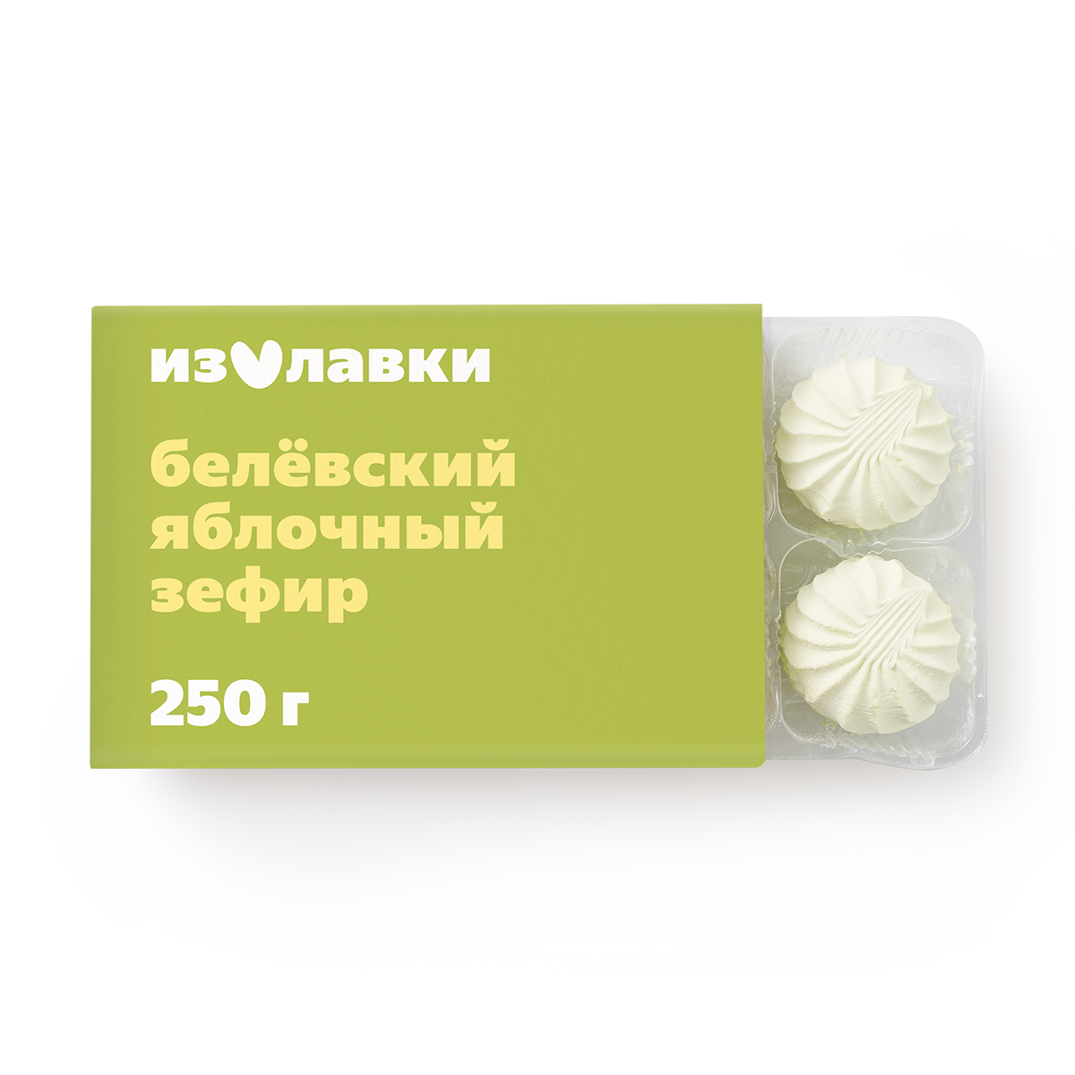 Зефир "Из Лавки" Белевский Яблочный, в картонной упаковке, 250 г