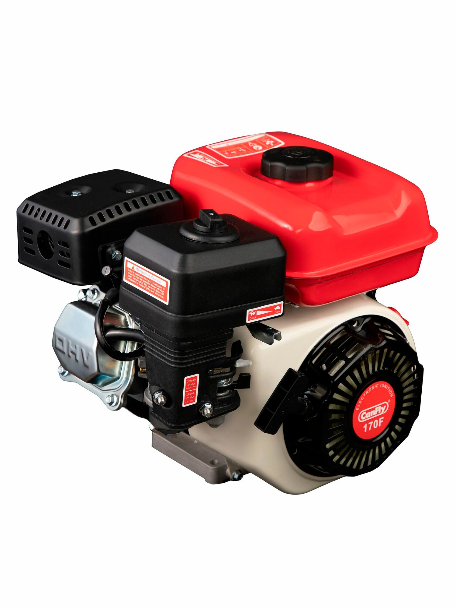 Бензиновый двигатель CanFly 170F 5500Вт 7,5л. с, 19мм вал, бак 3.6л, для строительной, садовой техник, мотоблока